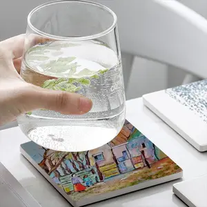 Hard Talk Ceramic Coaster (Square)