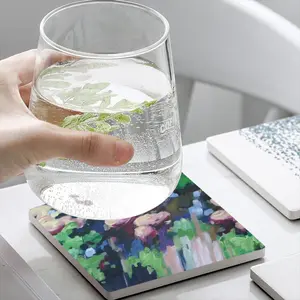 Garden Of Eden Ceramic Coaster (Square)