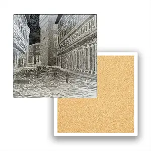 The Covid Effect Ceramic Coaster (Square)