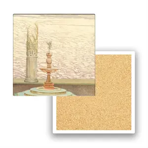 Palace In The Sky Ceramic Coaster (Square)