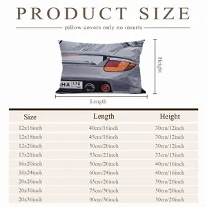 Carrera Gt Polyester Pillow (Rectangle, Multi-Size)