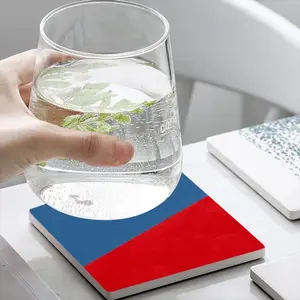 Flag 7 Ceramic Coaster (Square)