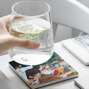 Culture Of Life Ceramic Coaster (Square)