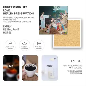 Culture Of Life Ceramic Coaster (Square)