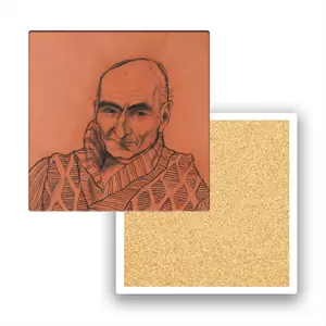 Portrait Of Sergei Ceramic Coaster (Square)