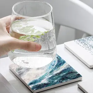 Liquid Language Ceramic Coaster (Square)