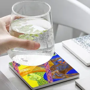 The Invisible Man Ceramic Coaster (Square)