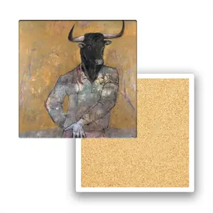 Minotaur Ceramic Coaster (Square)