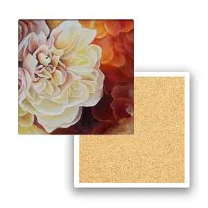 Roses Ceramic Coaster (Square)