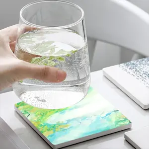 Breath Of Earth Ceramic Coaster (Square)