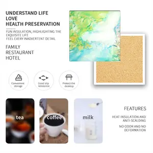 Breath Of Earth Ceramic Coaster (Square)