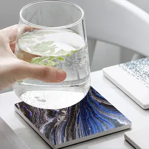 Beyond Our Galaxy Ceramic Coaster (Square)