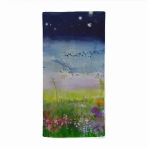 Field In Summer Twilight Microfiber Towel