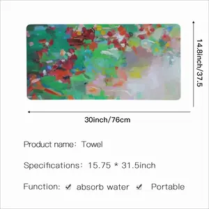 Summer Flowers Microfiber Towel