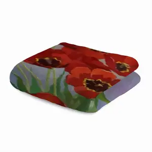 Tulips Microfiber Towel