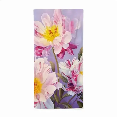 The Kingdom Of Peonies Microfiber Towel