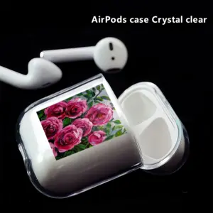 Pink Climbing Roses Airpods 1 Case