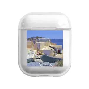 Santorini House And Cliffs In Oia Airpods 1 Case