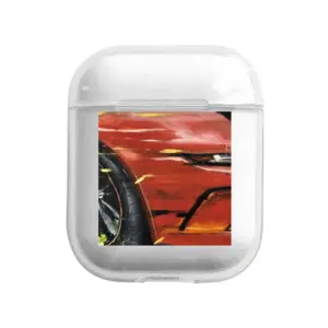 Porsche Red Crash Airpods 1 Case