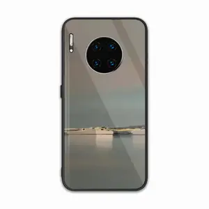 Light Blue Lagoon With Two Boats HUAWEI Mate30 Phone Case