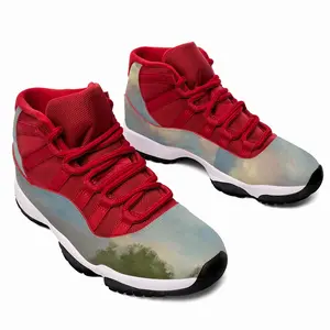 Men Countryside Landscape HD11 Basketball Sneakers