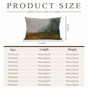 Atmospheric Landscape Polyester Pillow (Rectangle, Multi-Size)