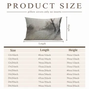 Bare Tree Polyester Pillow (Rectangle, Multi-Size)