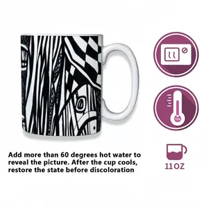 Webs Heat Sensitive Color Changing Mug