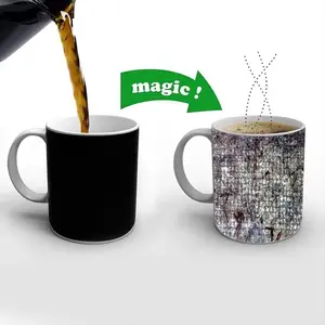 Whitegrid Heat Sensitive Color Changing Mug