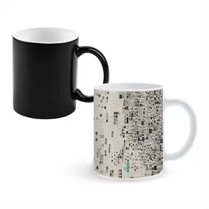 Micro-Grid Heat Sensitive Color Changing Mug