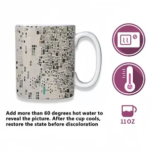 Micro-Grid Heat Sensitive Color Changing Mug