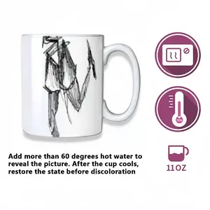 Angst Fear Heat Sensitive Color Changing Mug