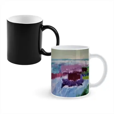 Water Falling Heat Sensitive Color Changing Mug