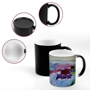 Water Falling Heat Sensitive Color Changing Mug