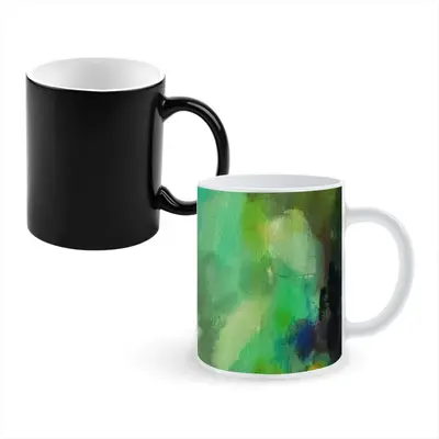 Green 3 Heat Sensitive Color Changing Mug