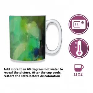 Green 3 Heat Sensitive Color Changing Mug