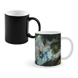 Green Heat Sensitive Color Changing Mug