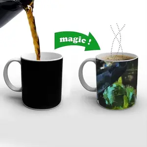 Green Heat Sensitive Color Changing Mug