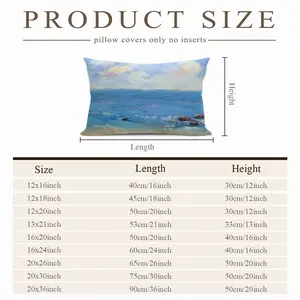 At The Beach Polyester Pillow (Rectangle, Multi-Size)