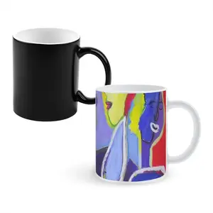 Woman Talk Heat Sensitive Color Changing Mug