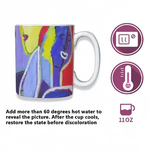 Woman Talk Heat Sensitive Color Changing Mug