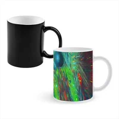 Cellular Universe Heat Sensitive Color Changing Mug