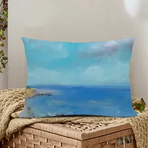 Cliffside Beach Polyester Pillow (Rectangle, Multi-Size)