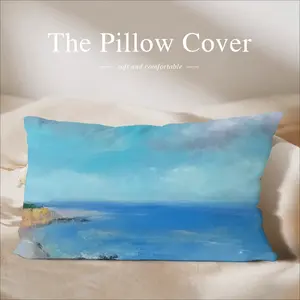 Cliffside Beach Polyester Pillow (Rectangle, Multi-Size)