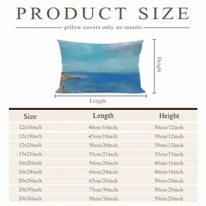 Cliffside Beach Polyester Pillow (Rectangle, Multi-Size)