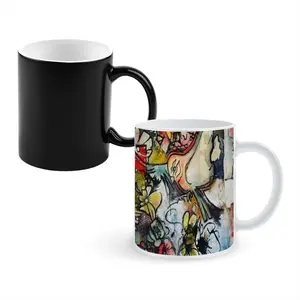 Postcard Heat Sensitive Color Changing Mug