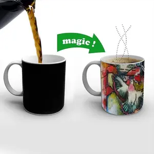 Postcard Heat Sensitive Color Changing Mug