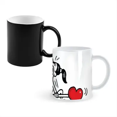 Lifting Love Heat Sensitive Color Changing Mug