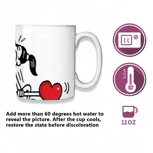 Lifting Love Heat Sensitive Color Changing Mug