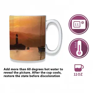 Gold Sea Sunset Heat Sensitive Color Changing Mug